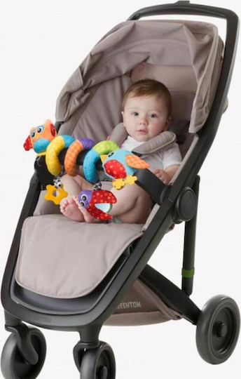Playgro Spiral Toy for Crib and Stroller with Teether Who is in the Tree Twirly Whirly for 0++ Months