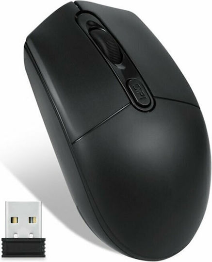 DeTech Mixie R520 Wireless Mouse Black