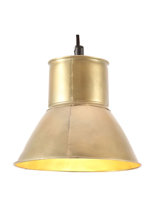 vidaXL Hängelampe Einfaches Licht Glocke für Fassung E27 Bronze