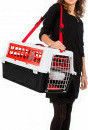 Ferplast Atlas Trendy Plus 10 Red Dog Transport Cage 48x48x32.5cm