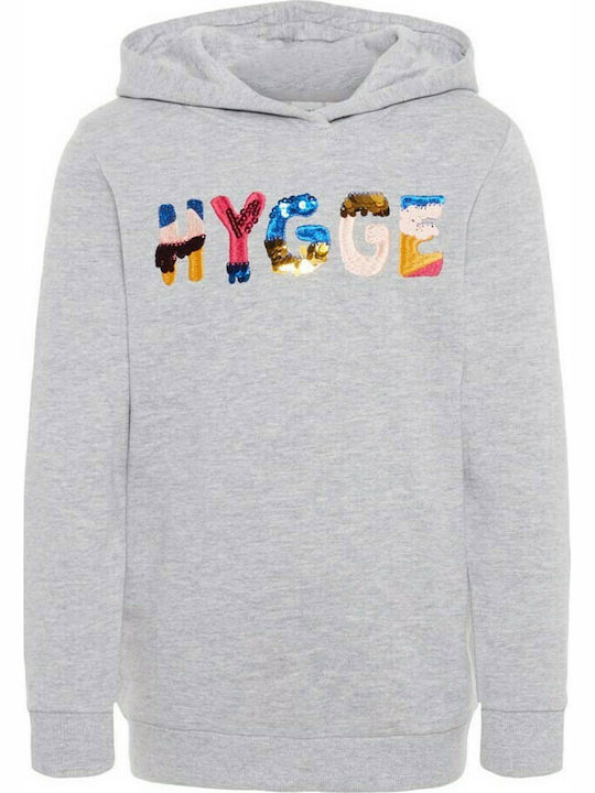 Name It Kinder Sweatshirt mit Kapuze Gray