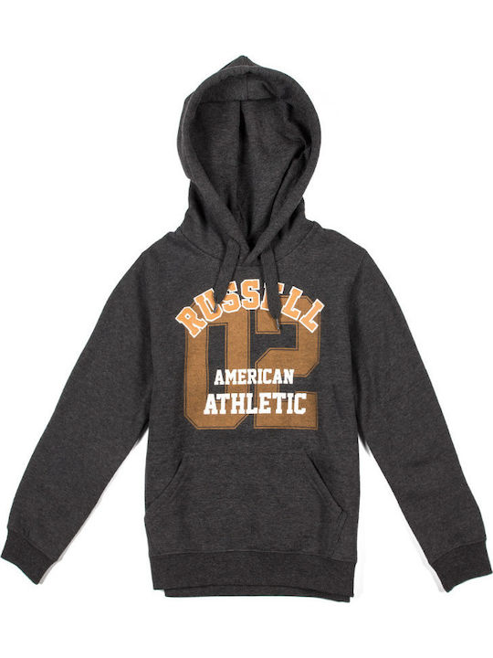 Russell Athletic Kids Sweatshirt with Hood Gray