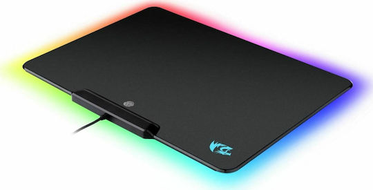 Redragon Epeius Hard P009 Гейминг Мишка Подложка Средна 358мм с RGB Осветление Черен