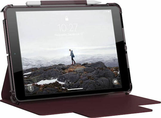 UAG U Lucent Flip Cover Ανθεκτική Aubergine Rose (iPad 2019/2020/2021 10.2'')