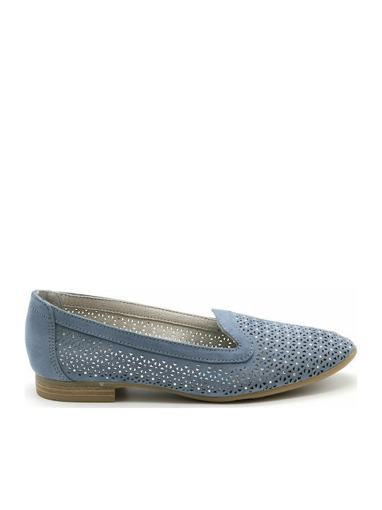 Jana Damen Loafers in Blau Farbe