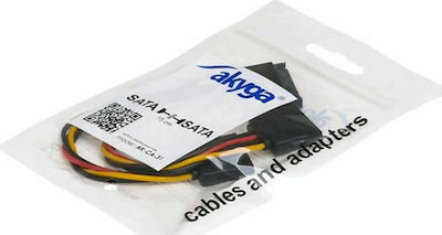 Akyga 15-Pin Sata - 15-Pin Sata Cable 0.15m Multicolour (AK-CA-31)