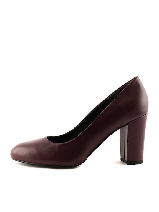 Pointed Toe Burgundy High Heels