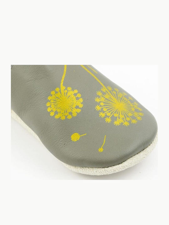 Bobux Papuci pentru bebeluși Kaki Dandelion Bobux Papuci pentru bebeluși Kaki Dandelion