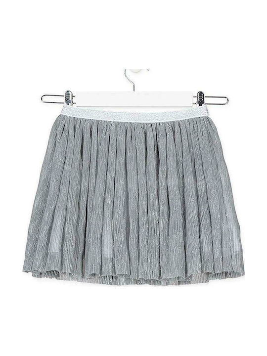 Losan Kids Pleated Skirt Silver