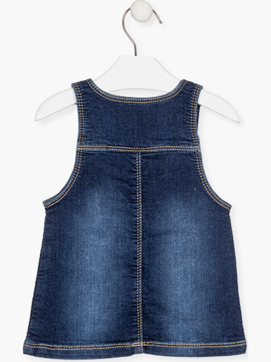 Fustă Salopetă pentru Copii din Denim Albastru