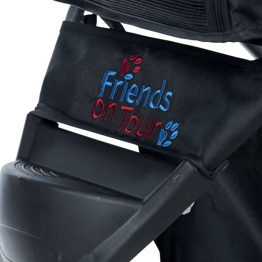Trixie Buggy Dog/Cat Carrying Black Stroller for 15kg Pets L47xW80xH100cm