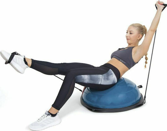 AMILA Balance Ball Black 69x25cm with Diameter 69cm