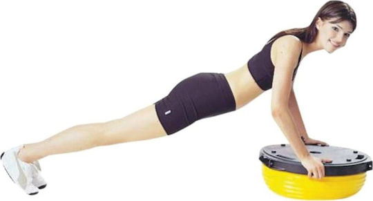 AMILA Body Dome Balance Ball Black x25x23cm with Diameter 52cm