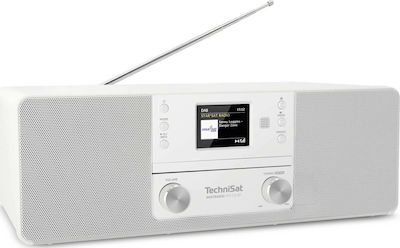 Technisat Ηχοσύστημα 2.0 DigitRadio 370 10W με CD Player και Bluetooth Λευκό