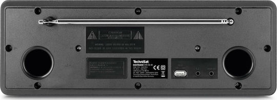 Technisat Soundsystem 2 DigitRadio 370 IR 0000/3949 10W mit CD / Digitale Medien Player, WiFi und Bluetooth Schwarz