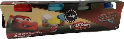 AS 4 Plastilinas of Plasticine Cars for 3+ Years 1045-03579