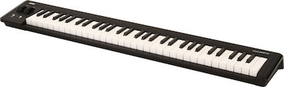 Korg Midi Keyboard microKEY με 61 Πλήκτρα σε Μαύρο Χρώμα