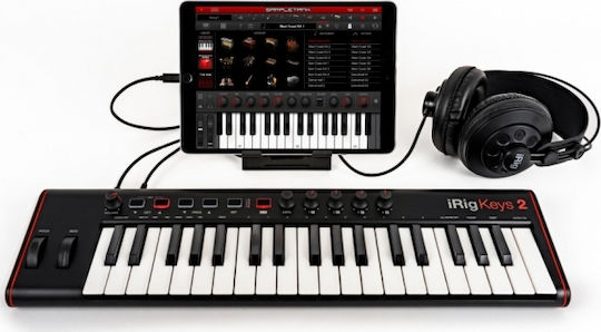 IK Multimedia Midi Keyboard iRig Keys 2 Pro με 37 Πλήκτρα Μαύρο