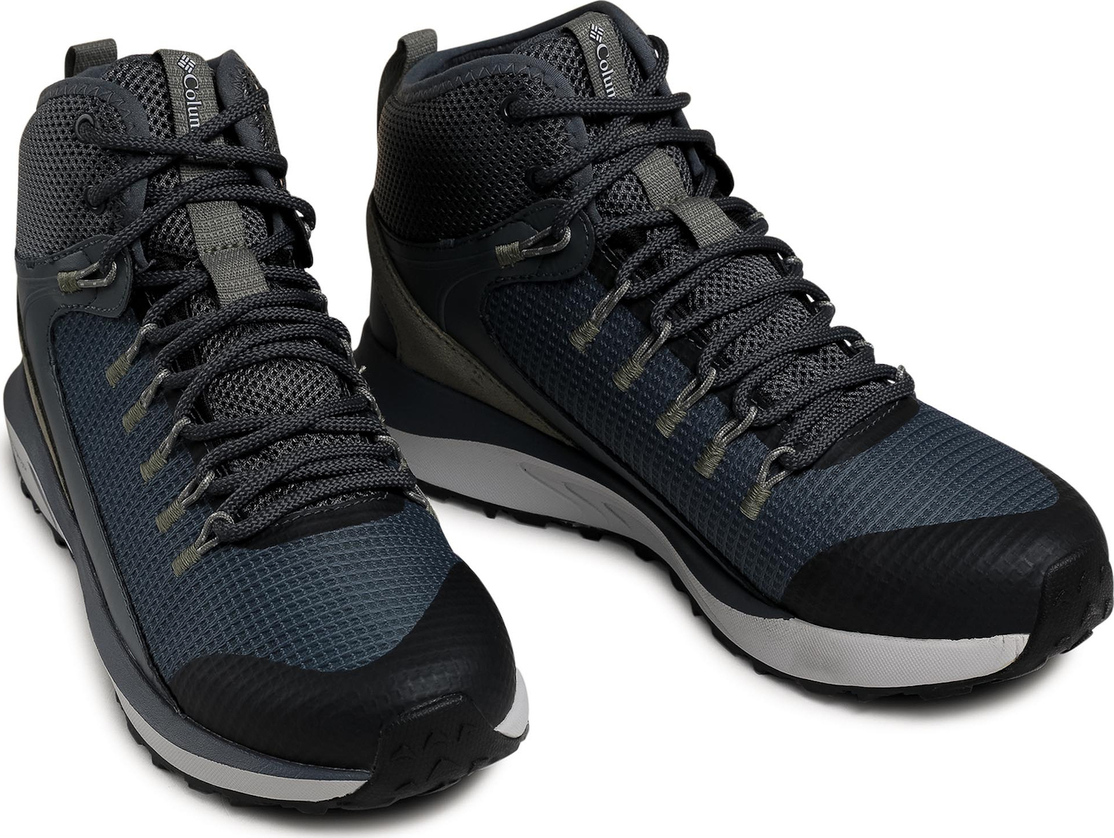 columbia men's trailstorm waterproof dark grey bright gold 10