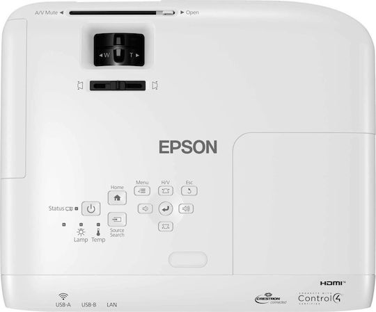 Epson EB-X49 V11H982040 Projector 3LCD Standard Lamp with Wi-Fi and Built-in Speakers White