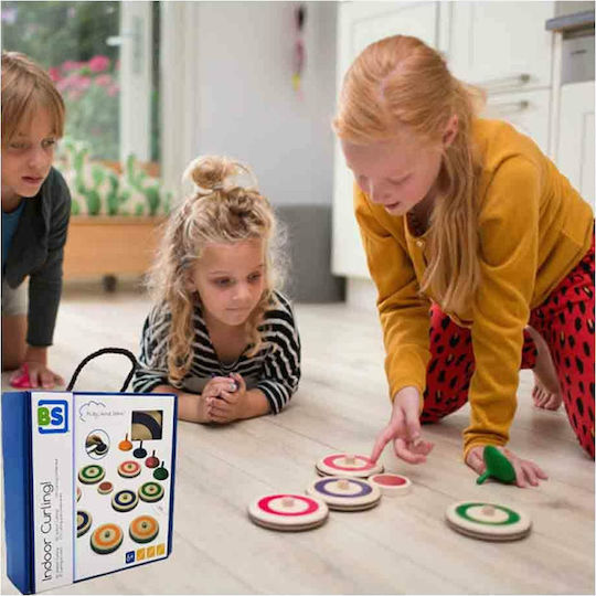 BS Toys Ξύλινο Διαδραστικό Παιχνίδι Indoor Curling για 12+ Ετών