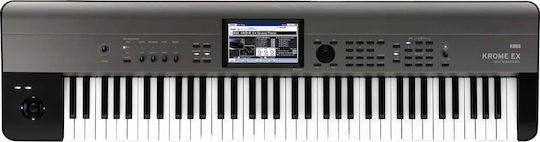 Korg Synthesizer Krome 73 Music Workstation with 73 Dynamic Keys Black