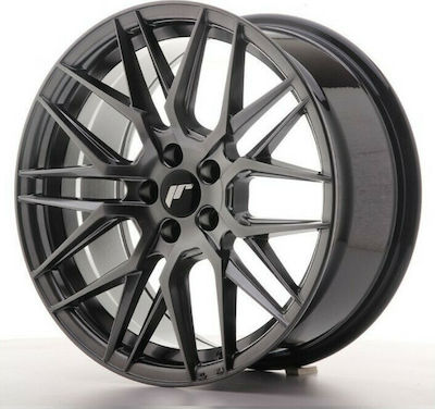 Japan Racing Wheels Car Aluminium Wheel JR28 18"x8.5" ET40 (5x112) Black