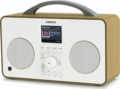 Lenco Portable Radio-CD Player PIR-645 Equipped with Bluetooth / Radio White