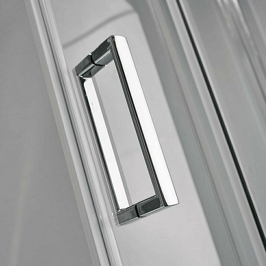 Starlet Corner Entry Кабинет Душ с Плъзгащи се Врата 120x70x180см Прозрачно стъкло