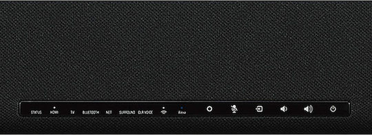 Yamaha YAS-109 Soundbar 2.0 Bluetooth, HDMI και Wi-Fi 120W με Τηλεχειριστήριο Μαύρο