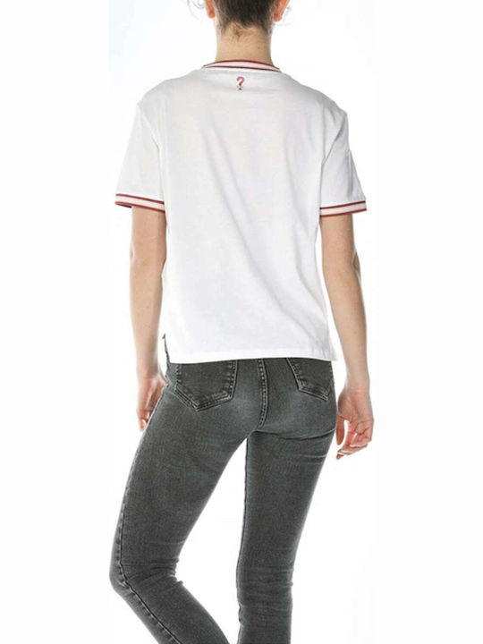 Guess Feminin Tricou Alb