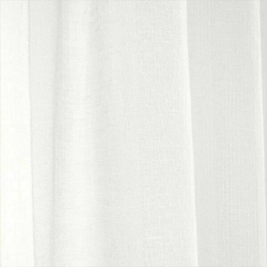 Lino Home Перде с Плик с Писалка Line 090 Бяло 145x295см