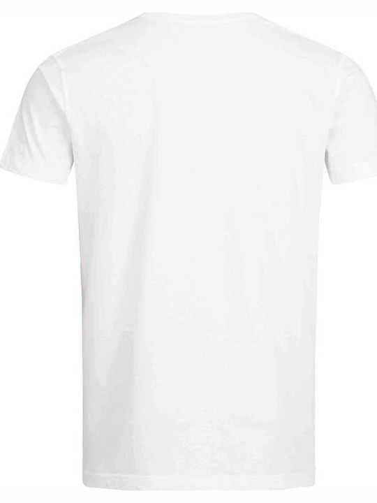 Lonsdale Men's Short Sleeve T-shirt White