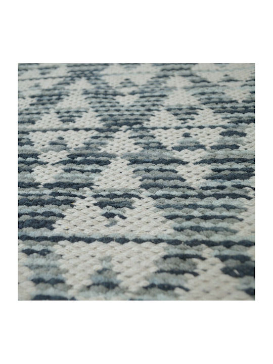 Lino Home Αντιολισθητικό Πατάκι Μπάνιου Milla 7300000205 Blue 65x135εκ.