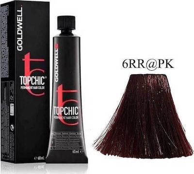 Goldwell Topchic Permanent Hair Color 6RR@PK Δραματικά Κόκκινο 60ml