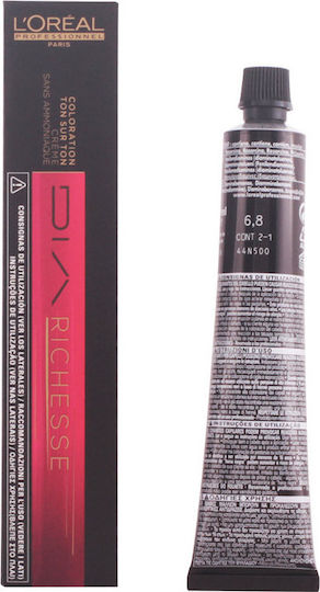 L'Oréal Professionnel DIA Richesse Βαφή Μαλλιών Χωρίς Αμμωνία 6.8 Ξανθό Σκούρο Μόκα 50ml