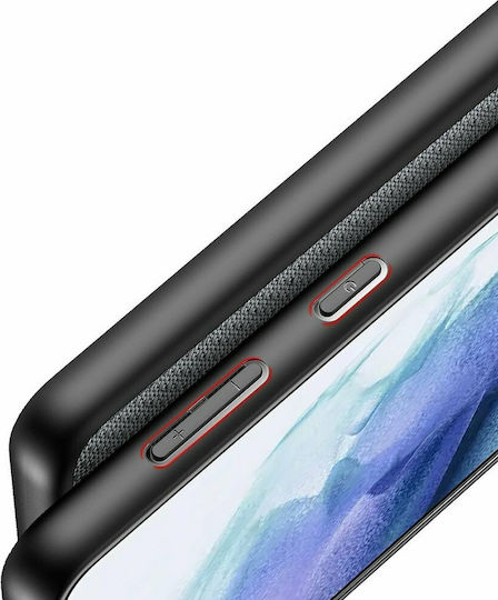 Dux Ducis Fino Back Cover Σιλικόνης / Υφασμάτινο Μπλε (Galaxy S21+ 5G)