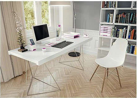 Leitz Magazine File Organizer Plastic White Plastic Wow White Pink 31.8x27.2x7.3cm.