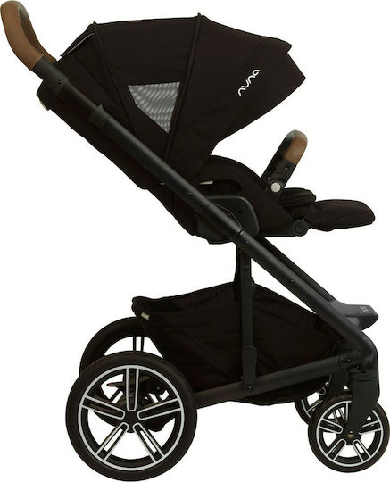 Nuna Mixx Next Reglabil 2 în 1 Cărucior pentru copii Potrivit pentru Nou-născut Caviar 13.6kg