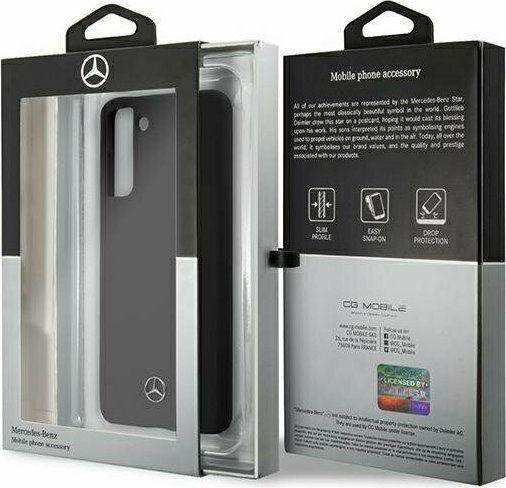 Mercedes-Benz Silicone Line Back Cover Σιλικόνης Μαύρο (Galaxy S21 5G)
