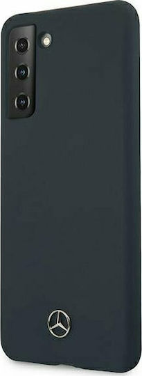 Mercedes-Benz Silicone Line Back Cover Silicone Blue (Galaxy S21) MEHCS21SSILNA