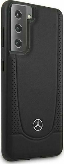 Mercedes-Benz Urban Back Cover Piele Negru (Galaxy S21+ 5G)