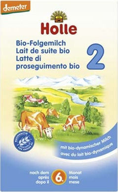 Holle Formula de lapte Bio Cow Milk 2 Fără gluten pentru 6m+ 600gr