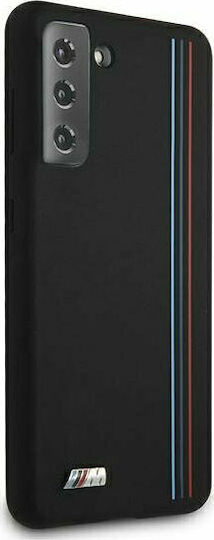 BMW Stripes M Collection Back Cover Σιλικόνης Μαύρο (Galaxy S21+ 5G)