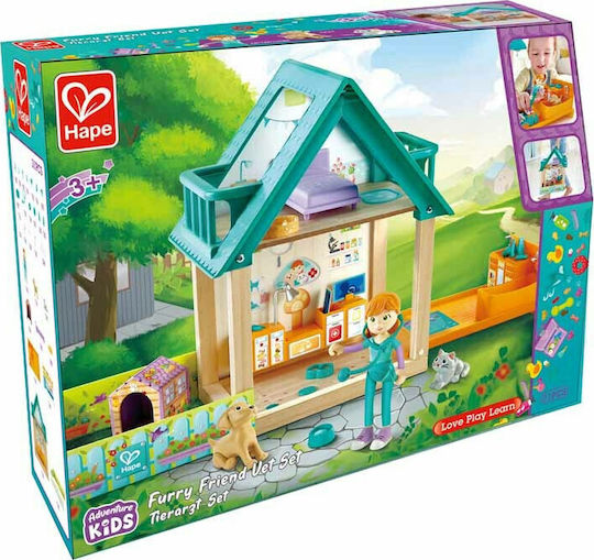 Hape Furry Friend Vet Set Für 3+ Jahre