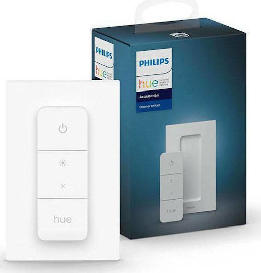 Philips Perete Comutator Dimmer cu Cadrul Universal Buton în Alb Culoare