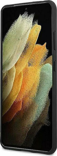Ferrari On Track Perforated Back Cover Πλαστικό Μαύρο (Galaxy S21 Ultra 5G)