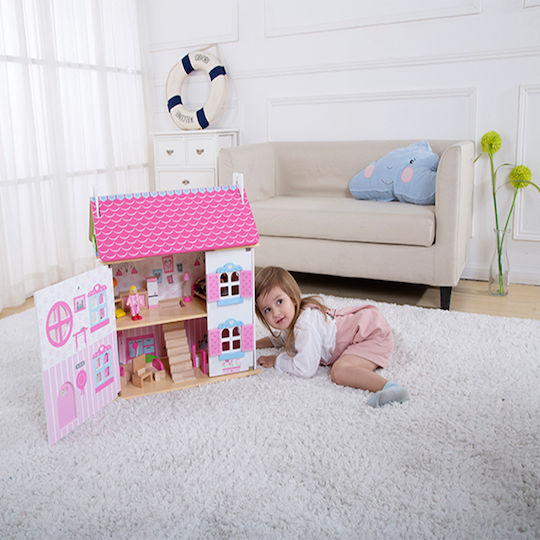 Tooky Toys Holzpuppenhaus
