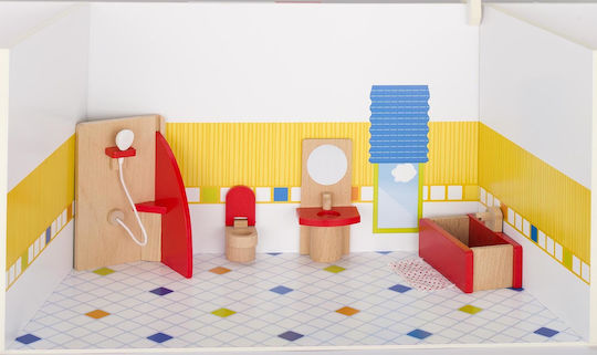 Goki Wooden Bathroom Έπιπλα για Κουκλόσπιτο