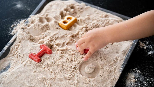 Plan Toys Βρεφικό Παιχνίδι Αλφαβήτα Με Κεφαλαία (Αγγλικά) από Ξύλο για 24+ Μηνών